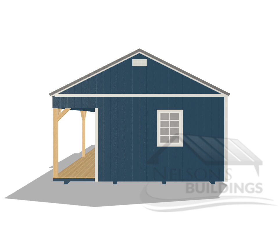 Side Porch Cabin 16x40 - Image 5